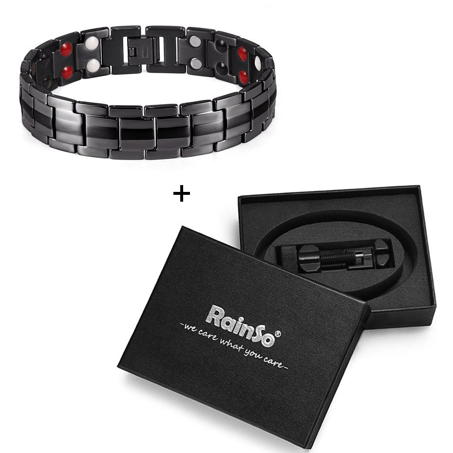 Titanium Bio Energy Bracelet for Men Blood Pressure