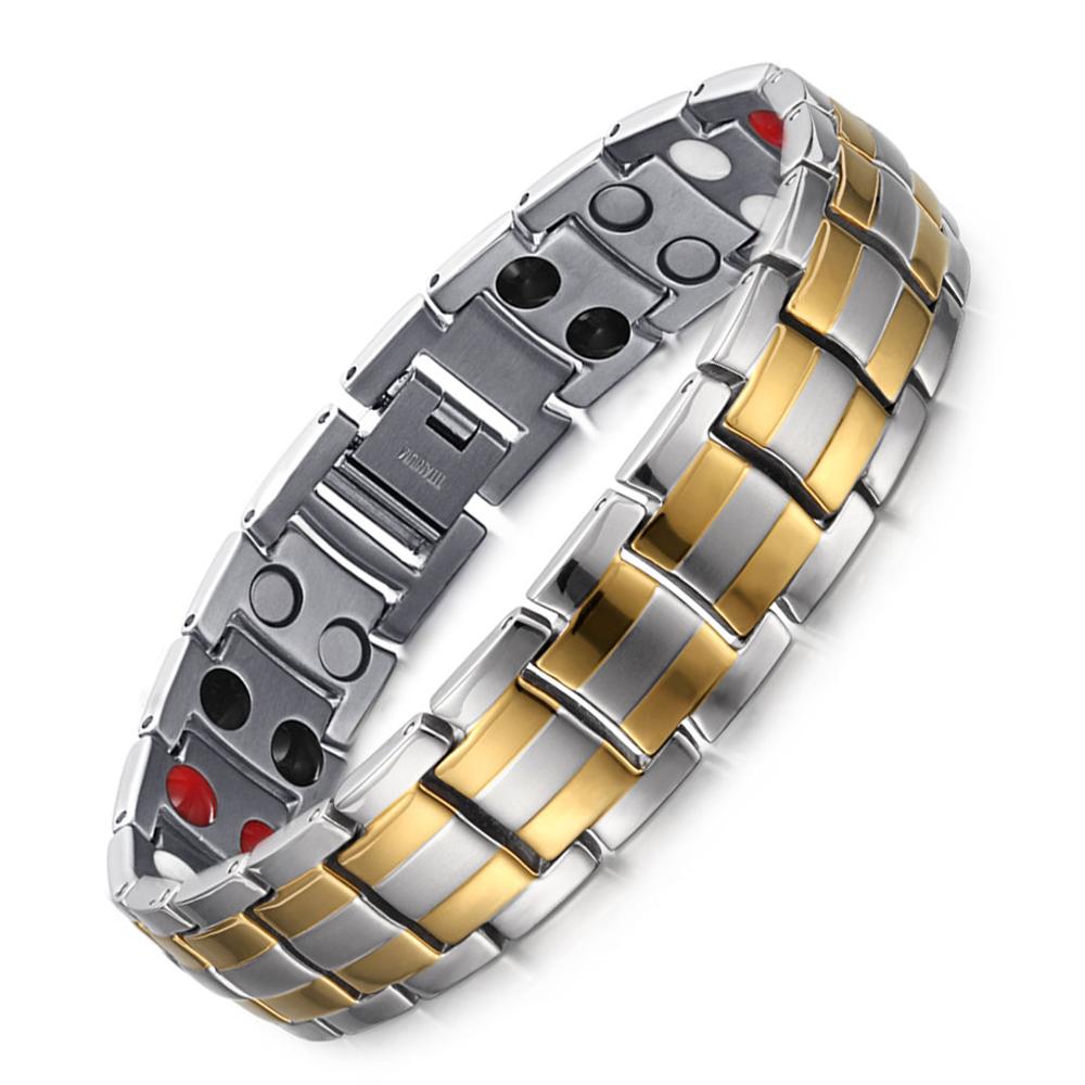 Titanium Bio Energy Bracelet for Men Blood Pressure