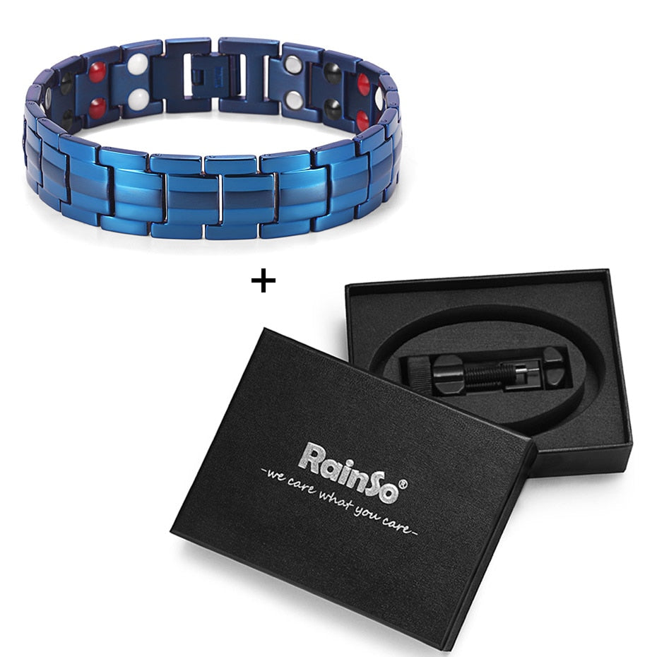 Titanium Bio Energy Bracelet for Men Blood Pressure