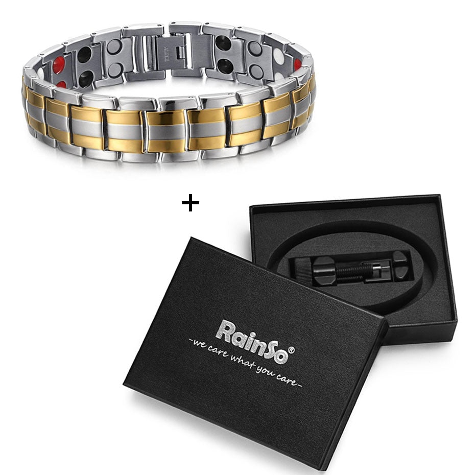 Titanium Bio Energy Bracelet for Men Blood Pressure