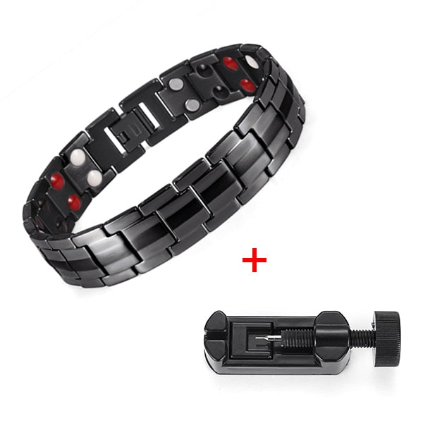 Titanium Bio Energy Bracelet for Men Blood Pressure